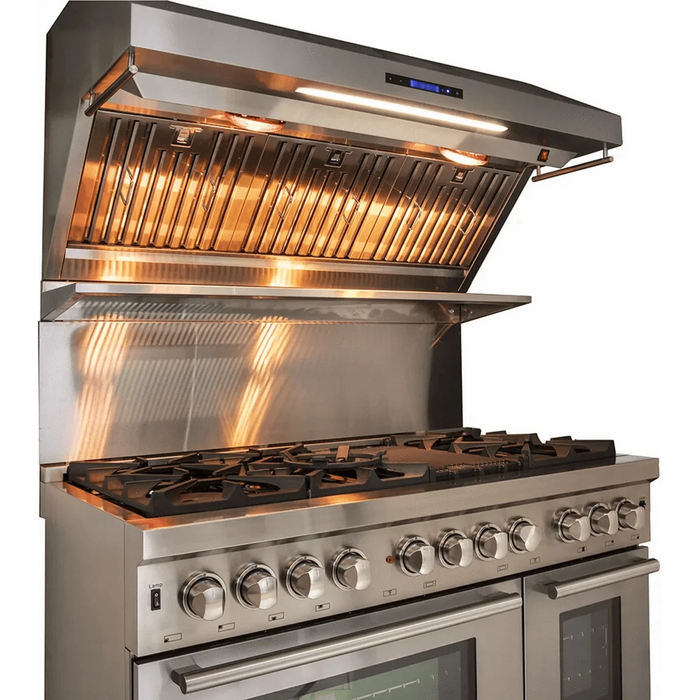 Forno Savona - 48" Wall Mount Range Hood & Back Splash FRHWM5029-48