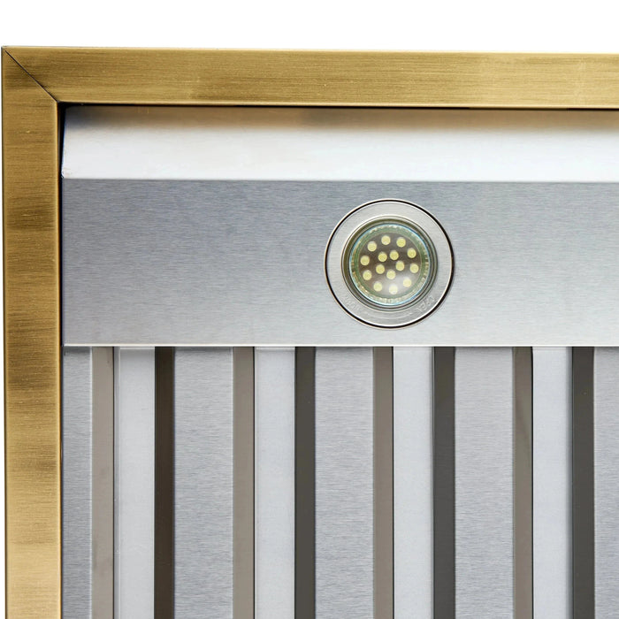 FORNO Vittorio 36" Wall Mount Range Hood FRHWM5078-36WHT