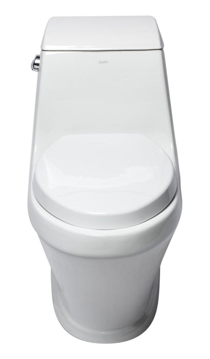 EAGO Single Flush One Piece Ceramic Toilet TB133