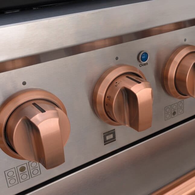 Akicon 36" Convection Oven Freestanding Natural Gas Range - AK-JK36A1-SC