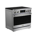 THOR Kitchen 36" 6 Professional Smooth Glass Top Induction Range - Open Door View