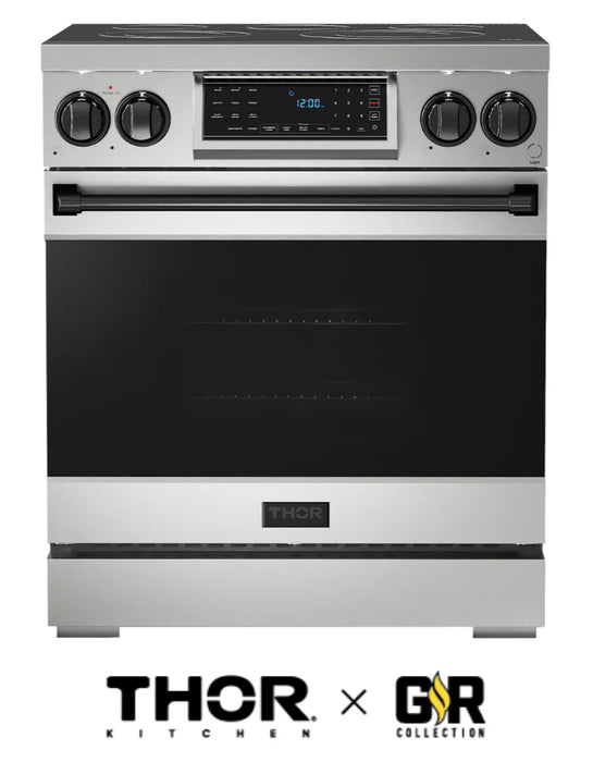 Gordon Ramsay by THOR Kitchen 30"Professional Electric Range Matte Black, RSE30-BLK