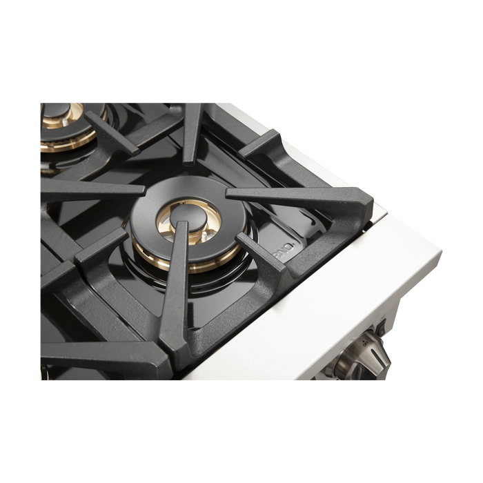 FORNO Capriasca 48″ Gas on Gas Range FFSGS6260-48WHT