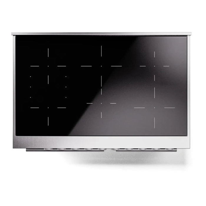 ILVE 40"Professional Plus Induction Range, Blue Grey UPDI406WMPBG