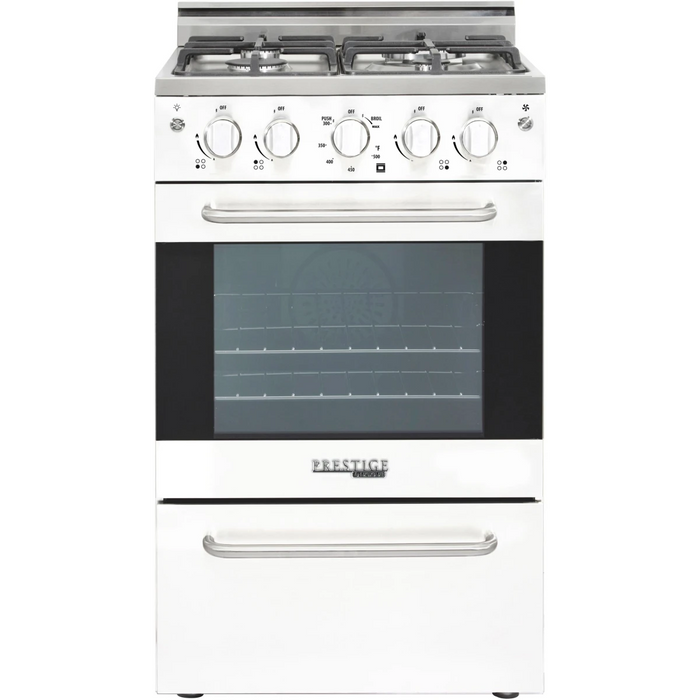 UNIQUE Prestige 20" Freestanding Gas Range, UGP-20V PC1 B