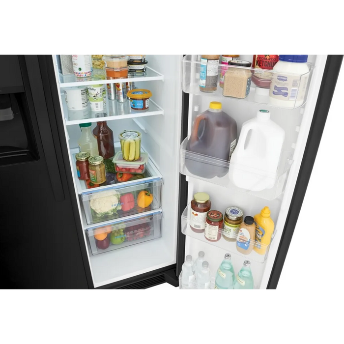 Frigidaire 36" Freestanding Side by Side Refrigerator FRSS2623AB