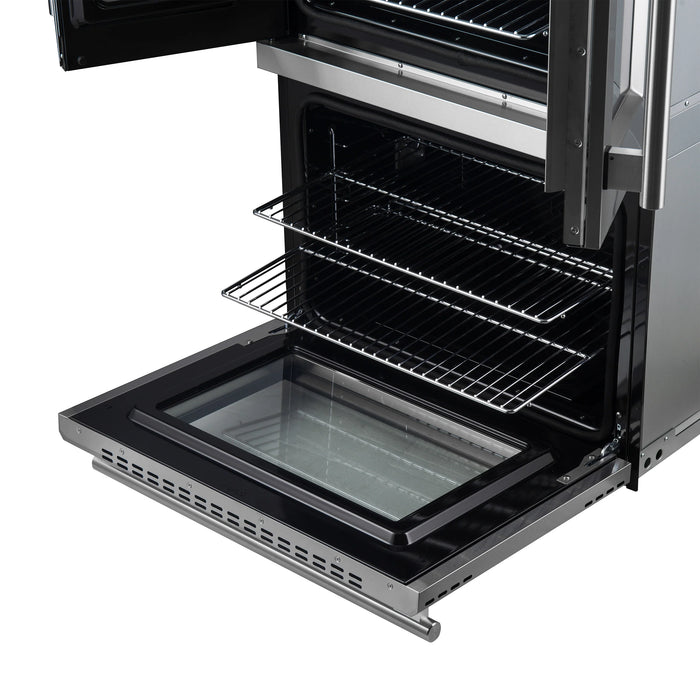 Forno 30"French Door Double Electric Wall Oven, Air Fry, Self-Clean, Sous Vide, FBOEL1340-30