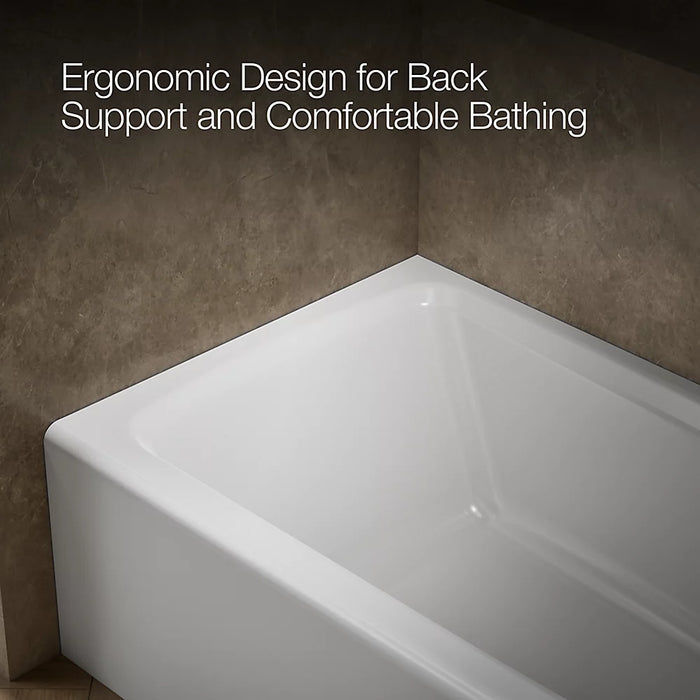 KOHLER Mendota 60" alcove bath K-506-0