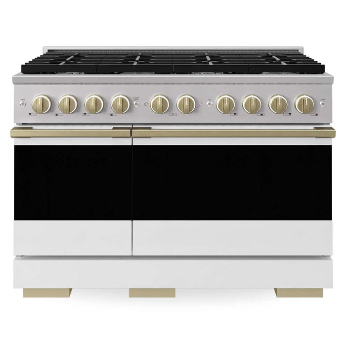 ZLINE Marino Double Oven Gas Range MGRZ-WM-48-CB