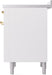 ILVE Nostalgie II 36" Electric Range, White, Brass Trim UPI366NMPWHG ILVE