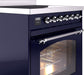 ILVE Nostalgie II 30" Electric Range, Blue Chrome Trim UPI304NMPMBC ILVE