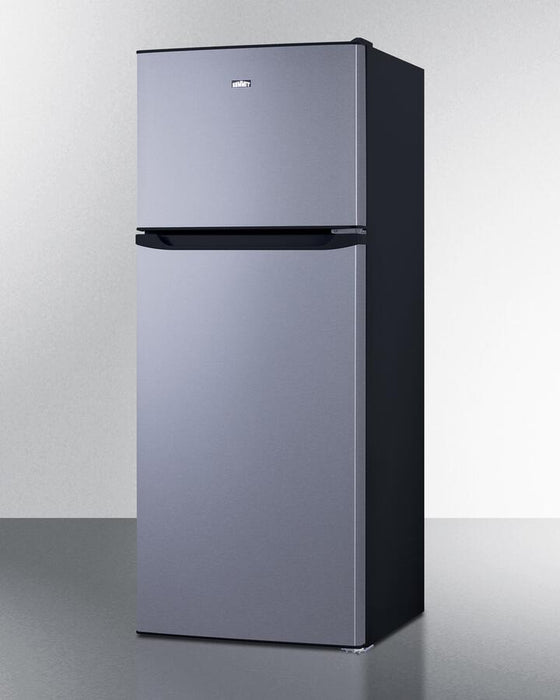 Summit 24" Wide Top Mount Refrigerator-Freezer With Icemaker FF1293SSIM