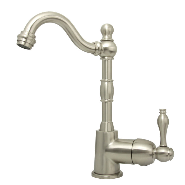 One-Handle Copper Widespread Kitchen Bar Faucet — AK96118P1-C-48