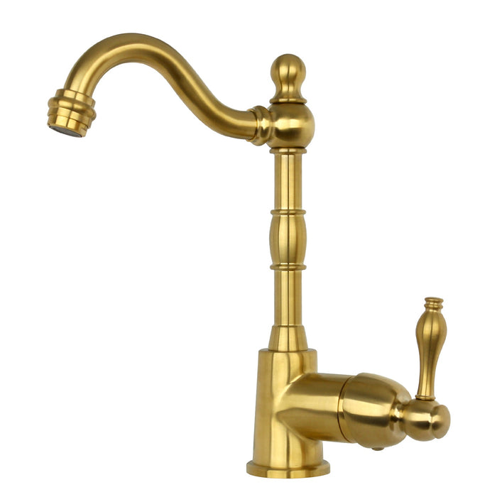 One-Handle Copper Widespread Kitchen Bar Faucet — AK96118P1-C-48