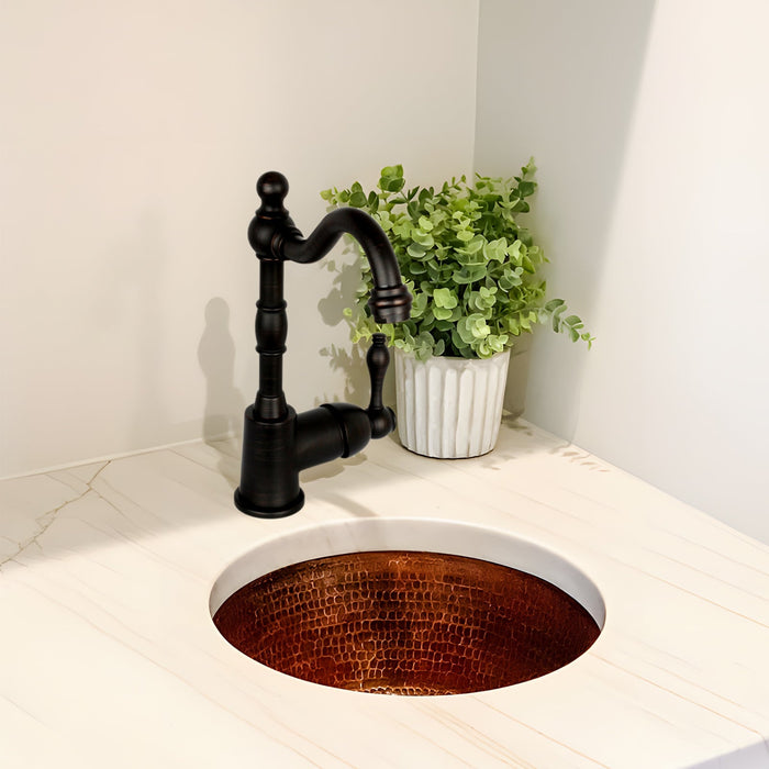 One-Handle Oil Rubbed Bronze Widespread Kitchen Bar Faucet - AK96118P1-ORB