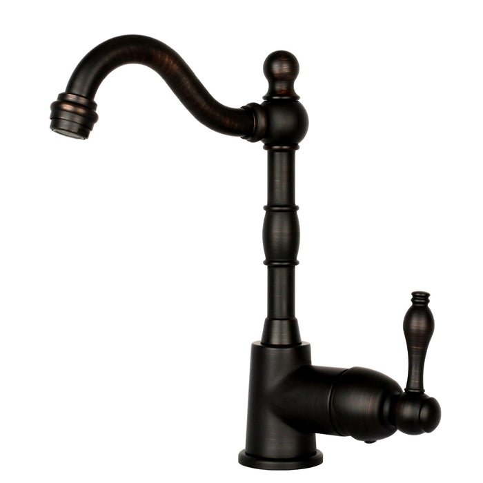 One-Handle Oil Rubbed Bronze Widespread Kitchen Bar Faucet - AK96118P1-ORB