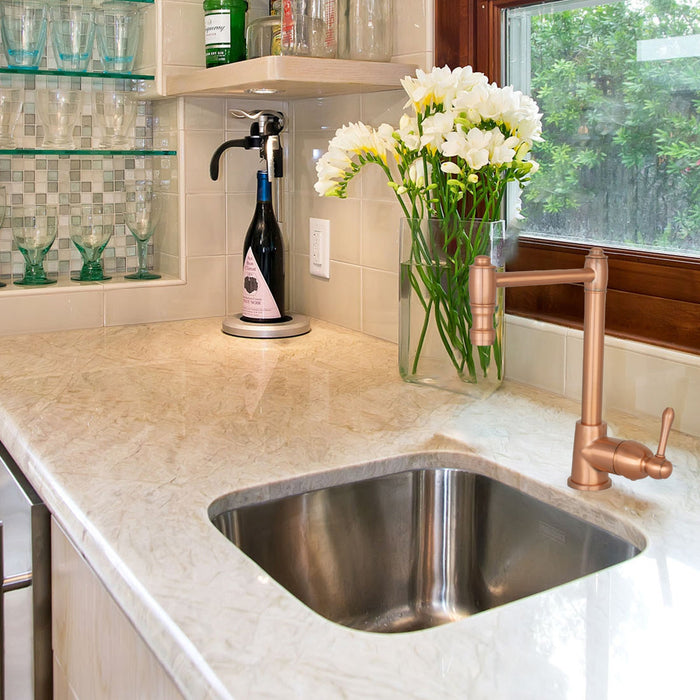 One-Handle Widespread Kitchen Bar/Prep Faucet — AK96118P2-C-48