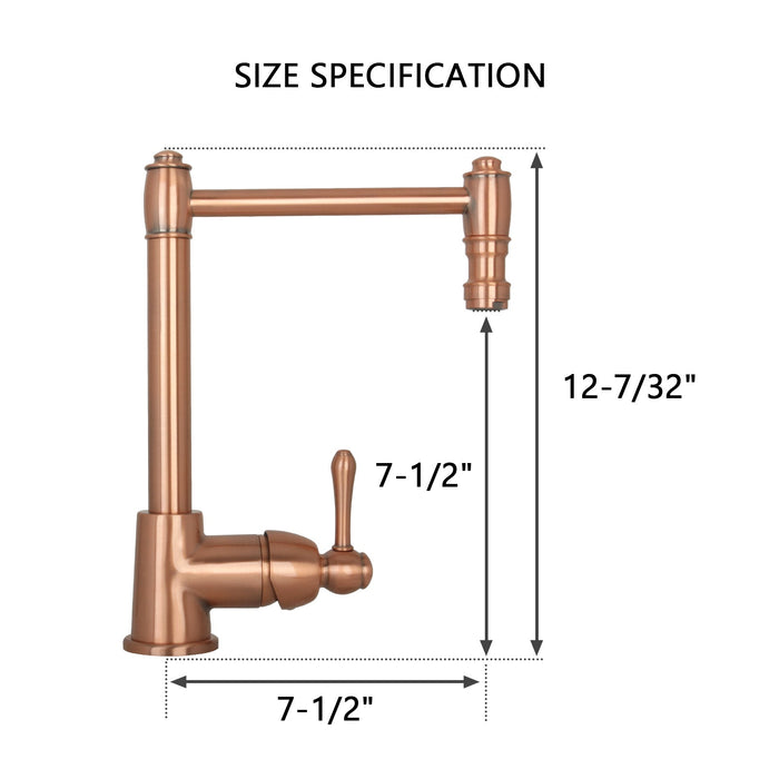 One-Handle Widespread Kitchen Bar/Prep Faucet — AK96118P2-C-48