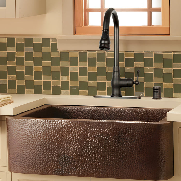 Oil Rubbed Bronze Kitchen Dishwasher Air Gap Cap - AK79106ORB