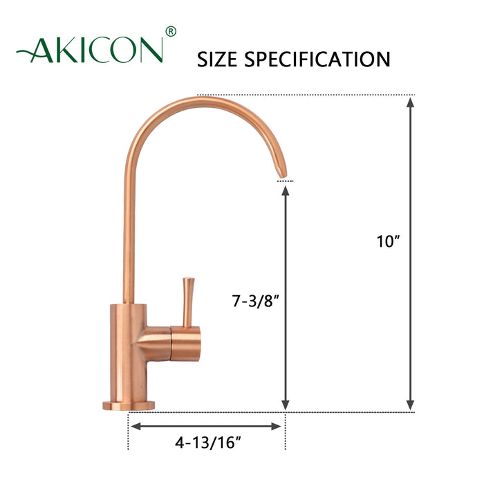 One-Handle Copper Drinking Water Filter Faucet Water Purifier Faucet - AK97703C