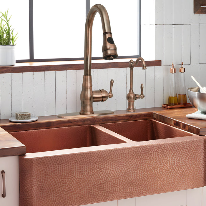 One-Handle Antique Copper Drinking Water Filter Faucet Water Purifier Faucet - AK97718-AC