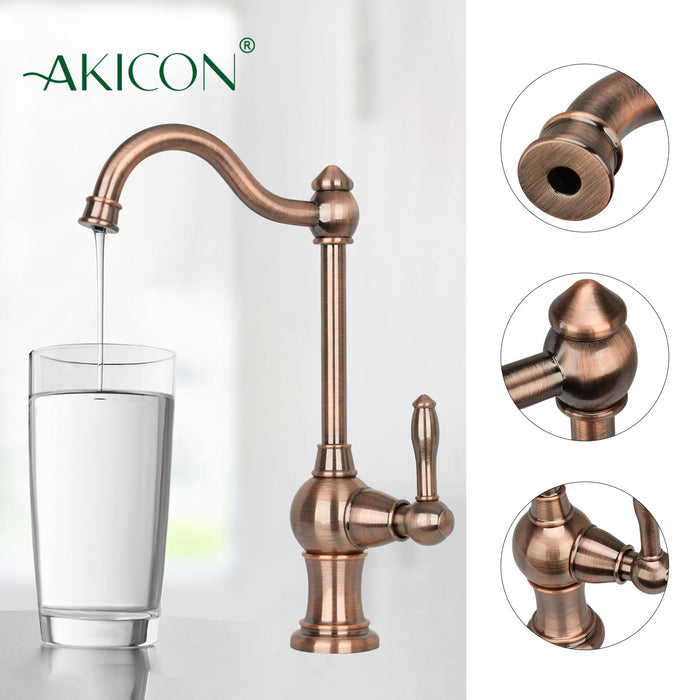 One-Handle Antique Copper Drinking Water Filter Faucet Water Purifier Faucet - AK97718-AC