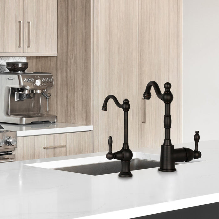 One-Handle Oil Rubbed Bronze Drinking Water Filter Faucet Water Purifier Faucet - Detail View