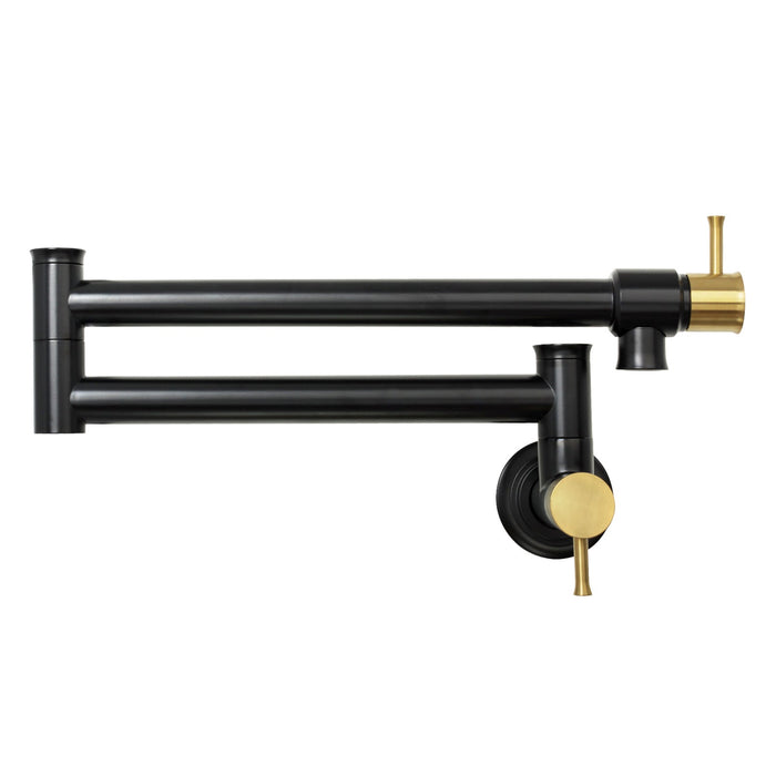 Copper Pot Filler Kitchen Faucet Wall-Mounted — AK98266-C-48
