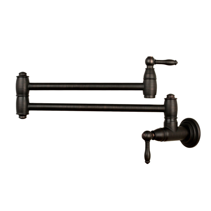 Copper Pot Filler Kitchen Faucet Wall-Mounted — AK98288-C-48