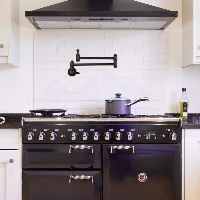 Oil Rubbed Bronze Pot Filler Kitchen Faucet Wall-Mounted - AK98288-ORB