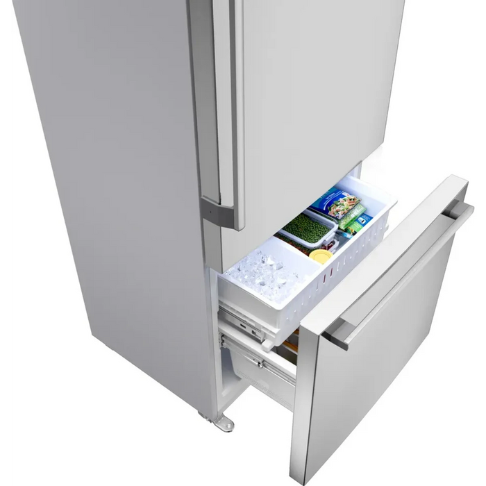 BOSCH 33" Counter-Depth Freestanding Bottom Freezer Refrigerator, B33CM10SNS