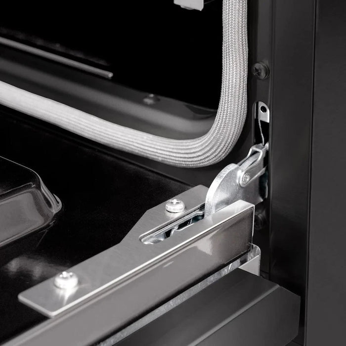 ZLINE 36" Classic Gas Range, Convection Gas Oven Black Stainless Steel, Champagne Bronze CGRBZ-36-CB