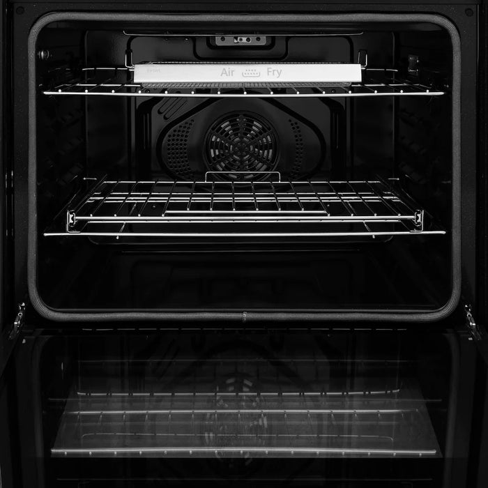 ZLINE Autograph Edition 30" Professional True Convection Double Wall Oven, Air Fry, Self Clean, Black Stainless Steel, Helix Handles WADBZ-30-KCB