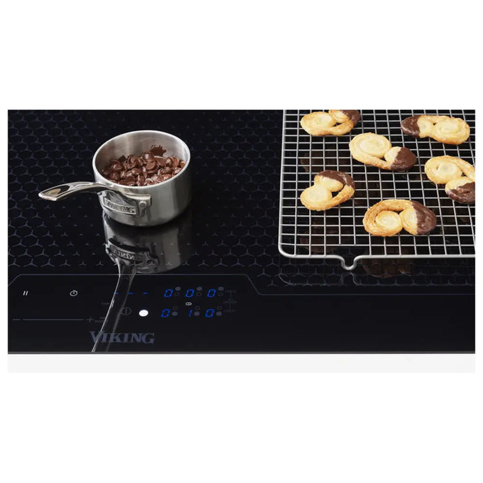 Viking® RVL 36" Black Glass Induction Cooktop MVIC63615BBG