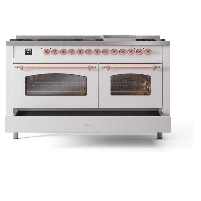 ILVE Nostalgie II 60" Dual Fuel Range UP60FNMPWHP