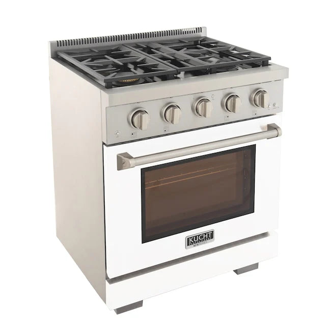 Kucht 30" Professional Propane Range, 4 Burners, KFX300/LP-W