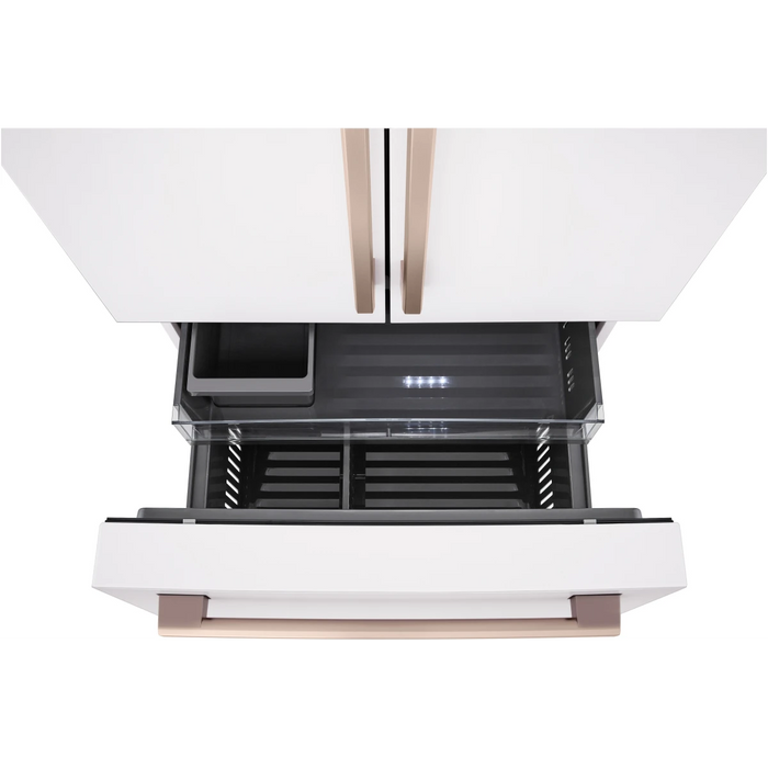 LG 36" Counter-Depth Freestanding French Door Smart Refrigerator, SRFB27W3