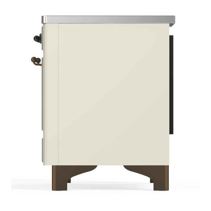 ILVE 40"Majestic III Induction Range, UMDIB40QNR3 — UMDIB40QNR3AWB