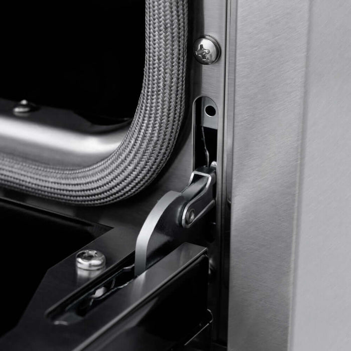 ZLINE 48" Select Gas Range Convection Gas Oven DuraSnow® Stainless Steel Matte Black HGRSZ-48-MB