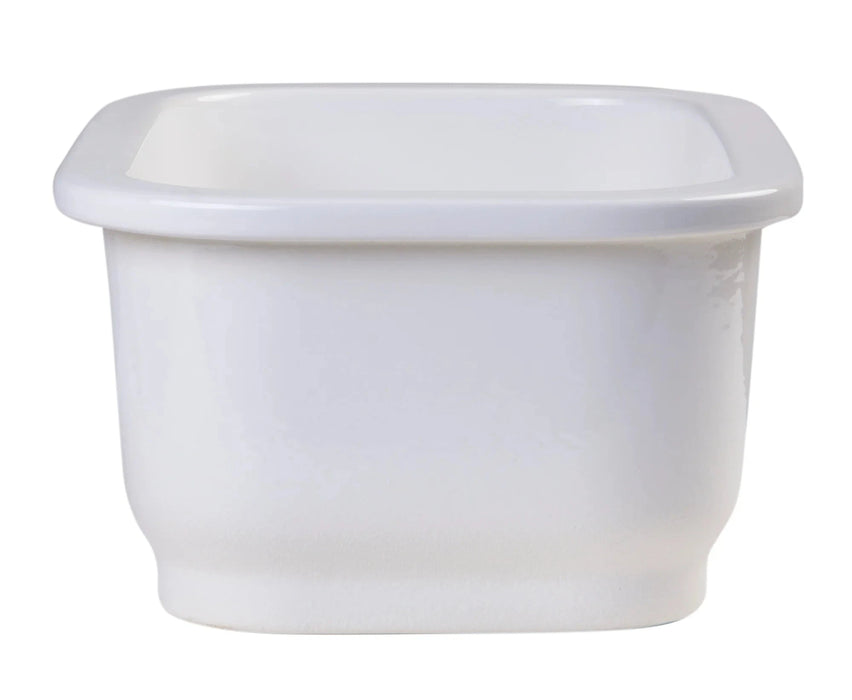 ALFI brand 12" Small Rectangle Fireclay Undermount or Drop In Prep Sink AB1218