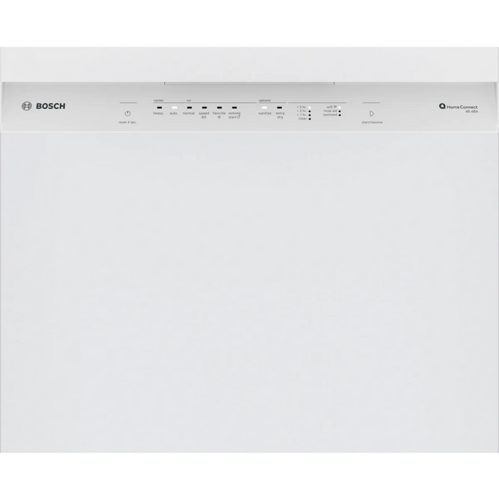 BOSCH 24" Full Console Built-In Smart Dishwasher, SHE41CM2N