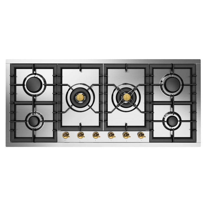 ILVE Nostalgie II 48" Built-In Gas Cooktop UHCPT125NSSC