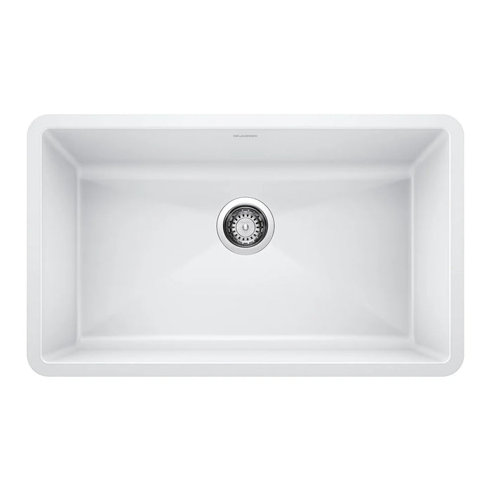 BLANCO Precis SILGRANIT 32" Super Single Undermount Kitchen Sink