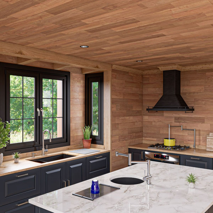 ALFI brand 34" Granite Composite Workstation Step Rim Sink, Accessories AB3418SBUM