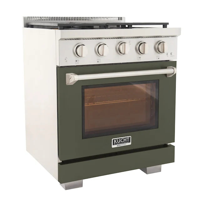 Kucht 30"  Professional Natural Gas Range, 4 Burners, KFX300-G