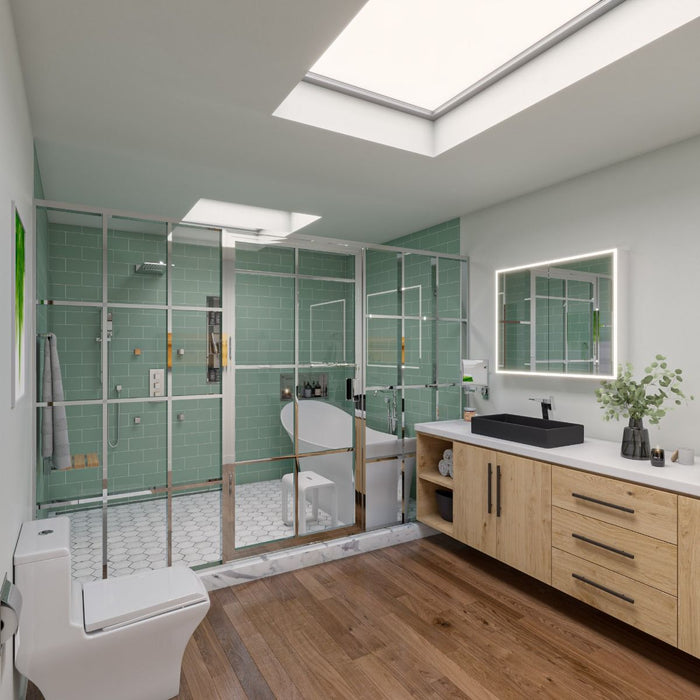 ALFI brand 74" White Solid Surface Smooth Resin Soaking Slipper Bathtub AB9915