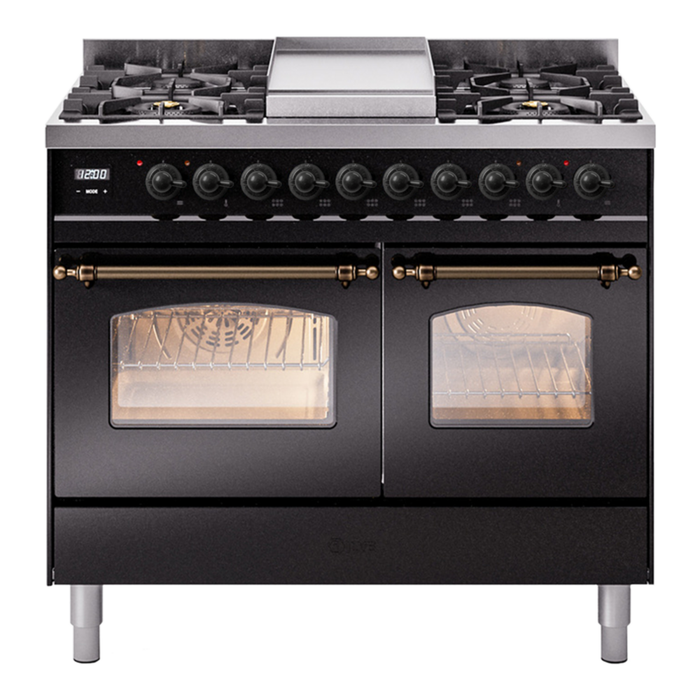ILVE Nostalgie II 40" Dual Fuel Range, UPD40FNMP