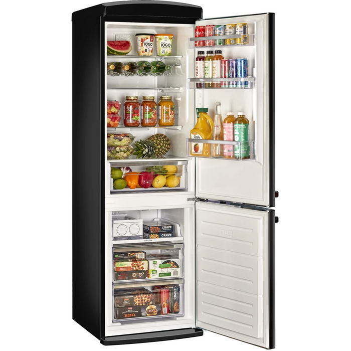UNIQUE 24" Counter Depth Freestanding Bottom Mount Refrigerator, UGP-340L B AC