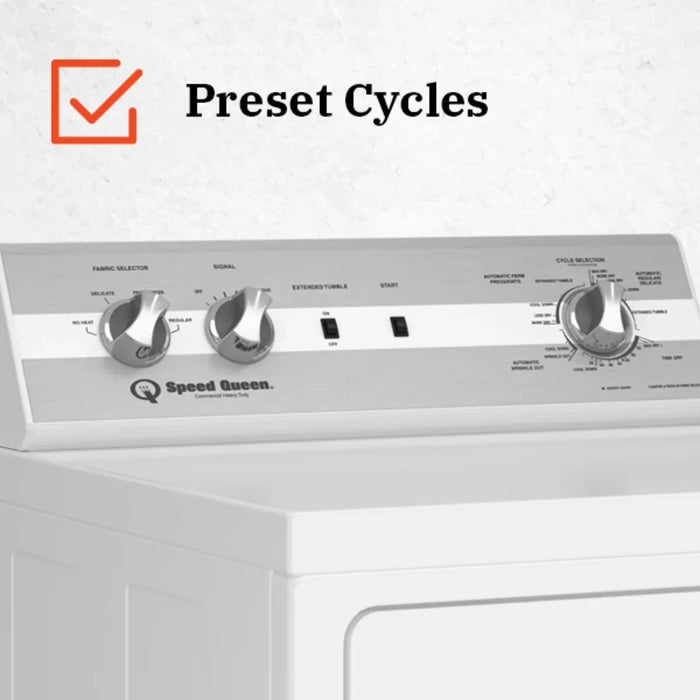 Speed Queen 27" Electric Dryer, DC5004WE