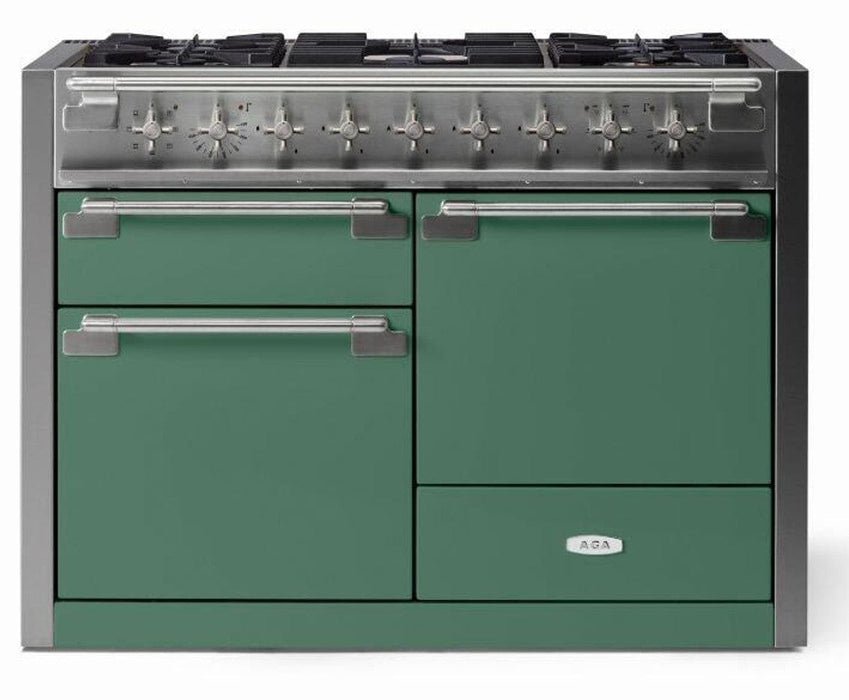 AGA 48" Elise Dual Fuel Range - Mineral Green AEL481DFMG